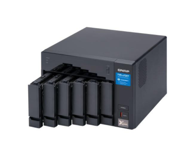 QNAP Serwer NAS TVS-672XT-i5-8G 6bayNAS 10GBASE-T Thunderbolt 3 - 1375125 - zdjęcie 2